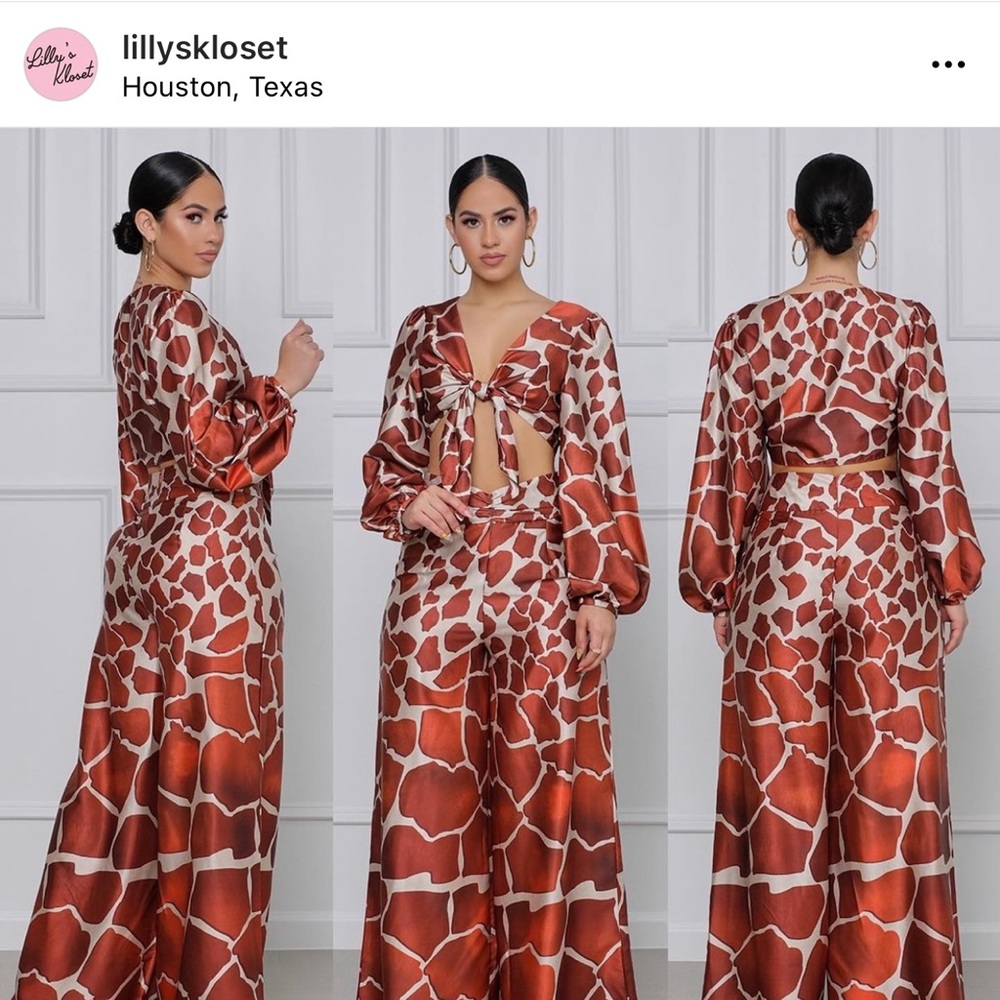 *IN SEARCH OF (ISO)* Looking for this giraffe jumpsuit from Lilly’s Kloset!
